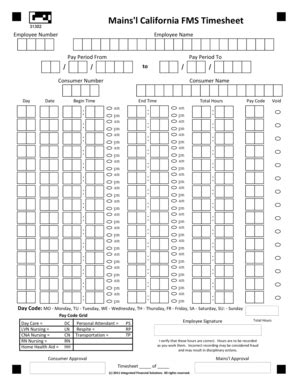 mainsl fms timesheet.